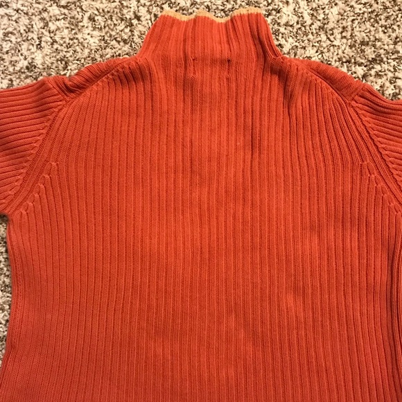 3/$30 Woolrich Quarter Zip Mock Neck Ribbed Sweater - Picture 6 of 7
